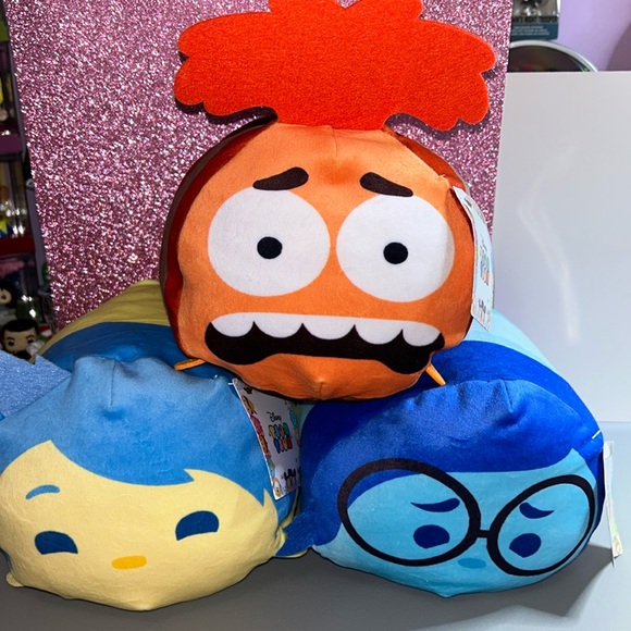 Disney Tsum Tsum Inside Out 2 bundle - Anxiety Sadness and Joy - Picture 1 of 7
